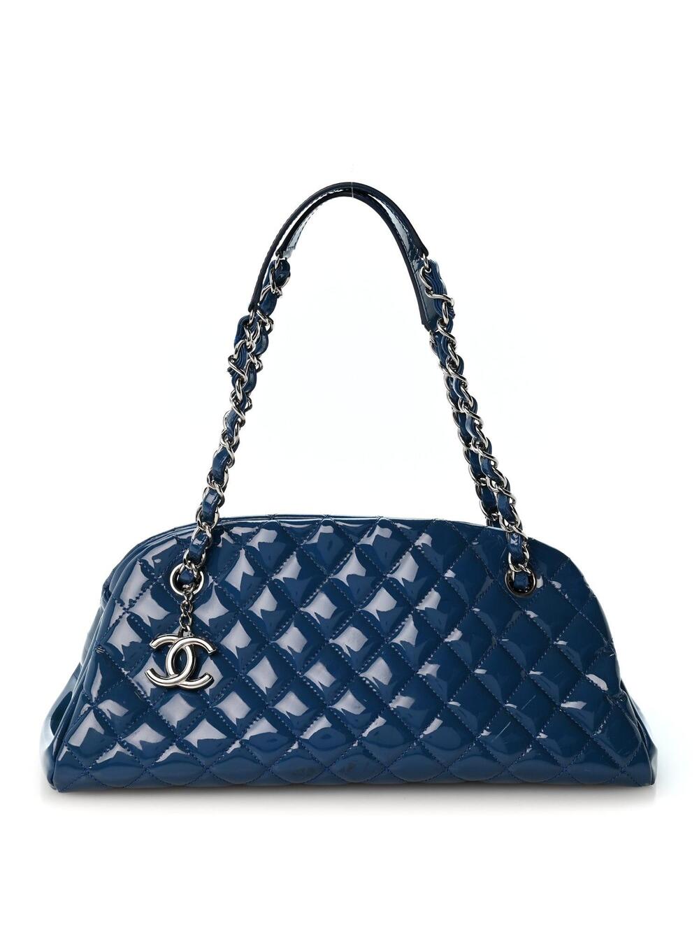 Chanel Patent Quilted Medium Just #352709C12B